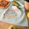 Komplet 3 ścierek kuchennych 40X60 cm 100% bawełna wz. Cooking with Love